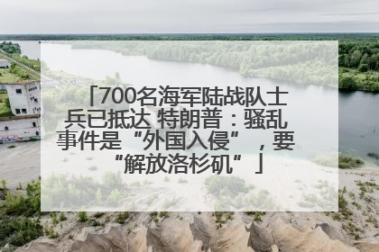 700名海军陆战队士兵已抵达 特朗普：骚乱事件是“外国入侵”，要“解放洛杉矶”