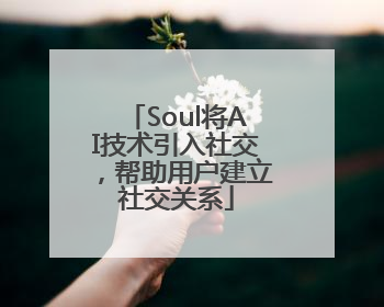 Soul将AI技术引入社交，帮助用户建立社交关系